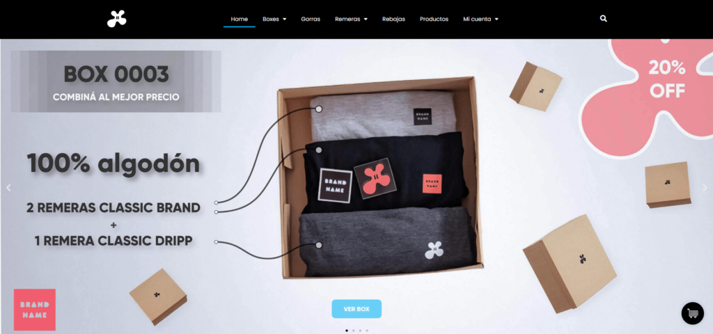 Banner de tienda Brandname